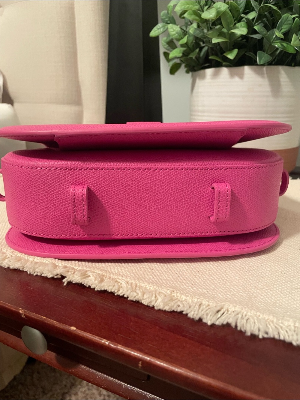 Senreve Cadence crossbody pebbled Viva Magenta - Picture 8 of 12